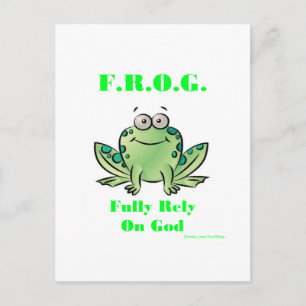 FROG (volledig vertrouwen op God) Briefkaart