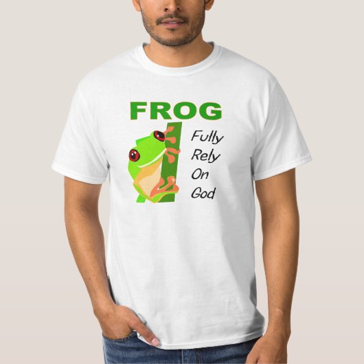 FROG, volledig vertrouwen op God T-shirt (Voorkant)