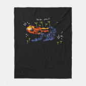 Frog Who Loves You Simple Classic Style Fleece Deken (Voorkant)
