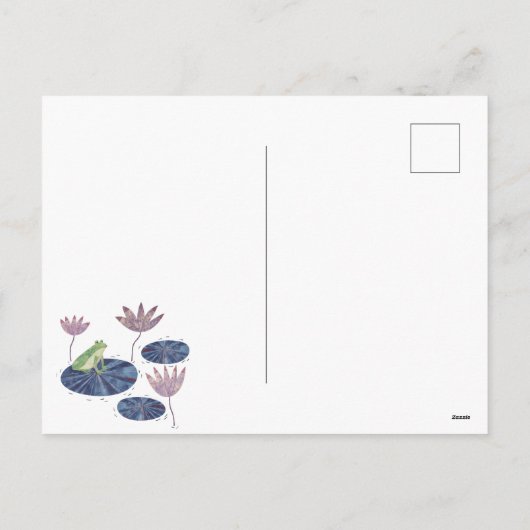 Frog Wijziging van adres Aankondiging Briefkaart (Achterkant)