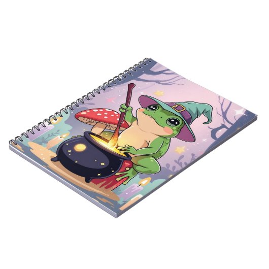 Frog Witch Journal – Kawaii Potion Frog  Notitieboek (Linkerzijde)