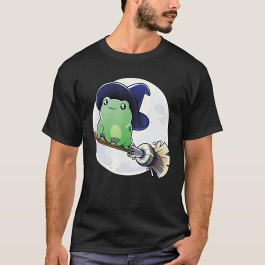 Frog Witch Shirt - Grappige Toad Witch Halloween K (Voorkant)