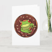 Frog with Donut Kaart (Voorkant)
