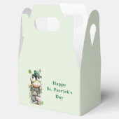 Frog with Green Hat and Shamrock Cute Bedankdoosjes (Geopend)