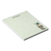 Frog with Green Hat and Shamrock Cute Notitieblok (Schuin)