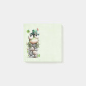 Frog with Green Hat and Shamrock Cute Post-it® Notes (Voorkant)