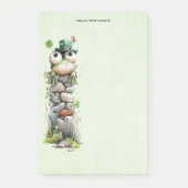 Frog with Green Hat and Shamrock Cute Post-it® Notes (Voorkant)