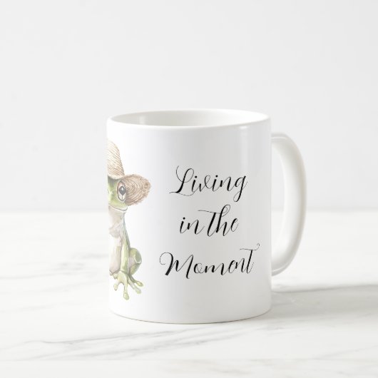 Frog with Hat Koffiemok (Voorkant rechts)