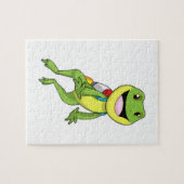 Frog with Jetpack Legpuzzel (Horizontaal)