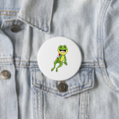Frog with Jetpack Ronde Button 7,6 Cm (In situ)