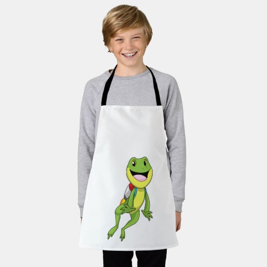 Frog with Jetpack Schort (Gedragen)