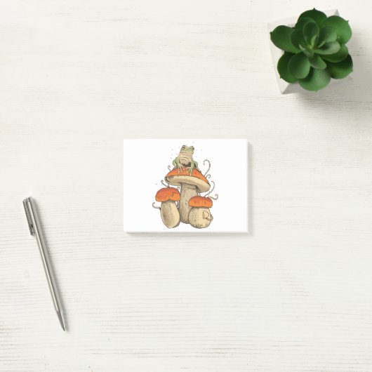 Frog with mushrooms post-it® notes (Kantoor)