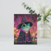 Frog Wizard Briefkaart (Staand voorkant)