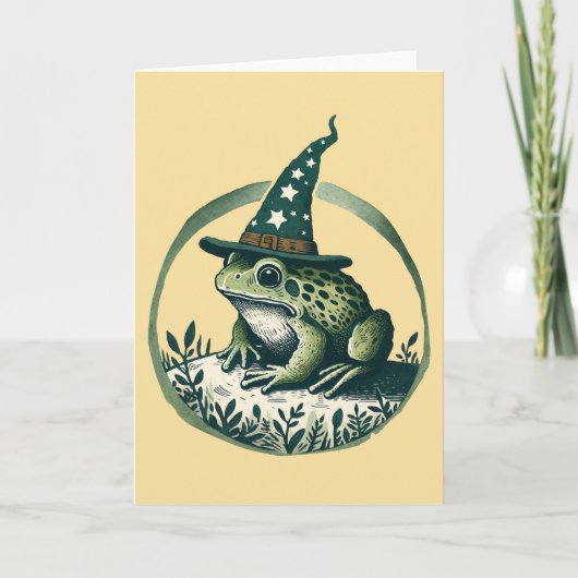 Frog Wizard Kaart (Voorkant)