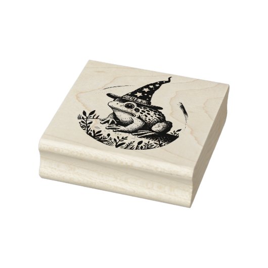 Frog Wizard Rubberstempel (Stempel)