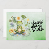 Frog Yoga heel erg bedankt (Voorkant / Achterkant)