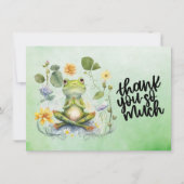 Frog Yoga heel erg bedankt (Voorkant)