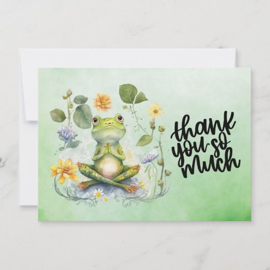 Frog Yoga heel erg bedankt (Voorkant)