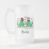 Frogette & Freddy Frog Matglas Bierpul (Links)