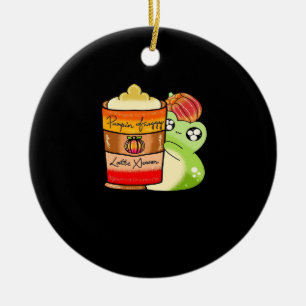 Frogg Drink pittige pompoenlatte Keramisch Ornament