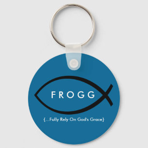 FROGG (volledig vertrouwen op God's Grace) Sleutel Sleutelhanger