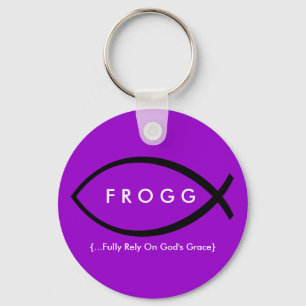 FROGG (volledig vertrouwen op God's Grace) Sleutel Sleutelhanger