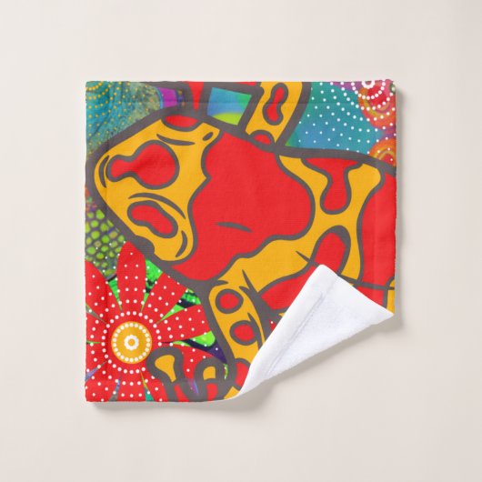 Frogger Bad Handdoek (Wasdoekje)