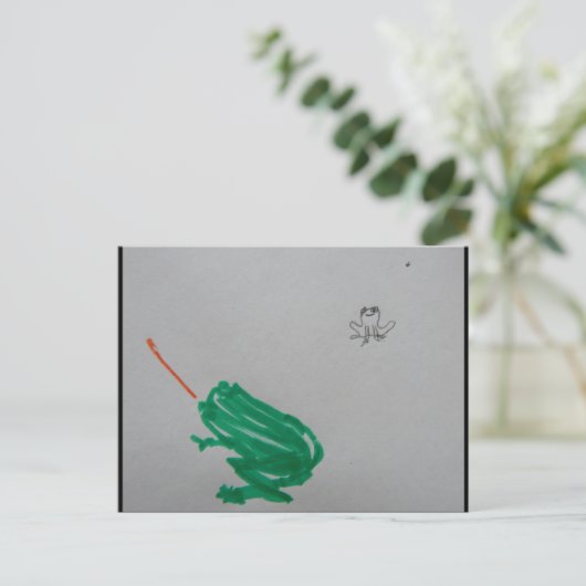 Frogger Briefkaart (Staand voorkant)
