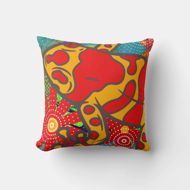 Frogger Kussen (Voorkant)