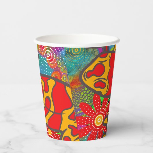 Frogger Papieren Bekers (Achterkant)