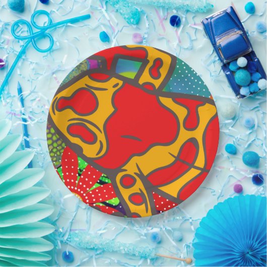 Frogger Papieren Bordje (Feest)