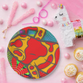 Frogger Papieren Bordje (Feest)