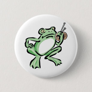 Frogger Ronde Button 5,7 Cm