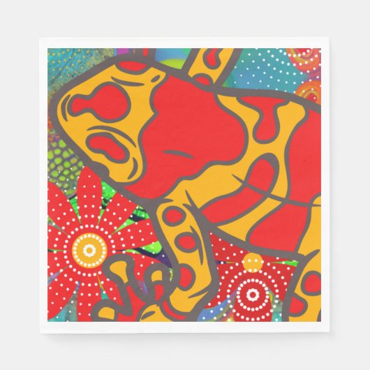 Frogger Servet (Voorkant)