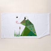 Froggie Beach Towel Strandlaken (Voorkant)