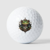 Froggie Frog Steampunk Design, Golfballen (Voorkant)