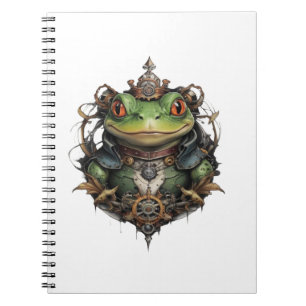 Froggie Frog Steampunk Design, Notitieboek