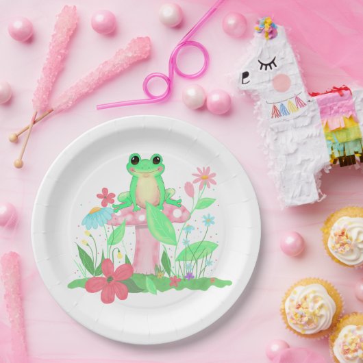 Froggie Fun  Papieren Bordje (Feest)