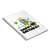 Froggie Hoppy 40e verjaardag Notitieboek (Rechterzijde)