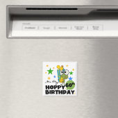 Froggie Hoppy 60th Birthday Magneet (Insitu (Vaatwasser))