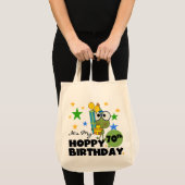 Froggie Hoppy 70th Birthday Tote Bag (Voorkant (product))