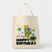 Froggie Hoppy 70th Birthday Tote Bag (Voorkant)
