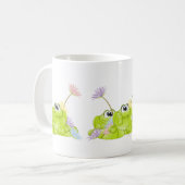 Froggie n Lilies Koffiemok (Voorkant links)