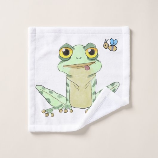Froggie Newton Bad Handdoek (Wasdoekje)