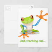Froggie Notecard Briefkaart (Voorkant / Achterkant)