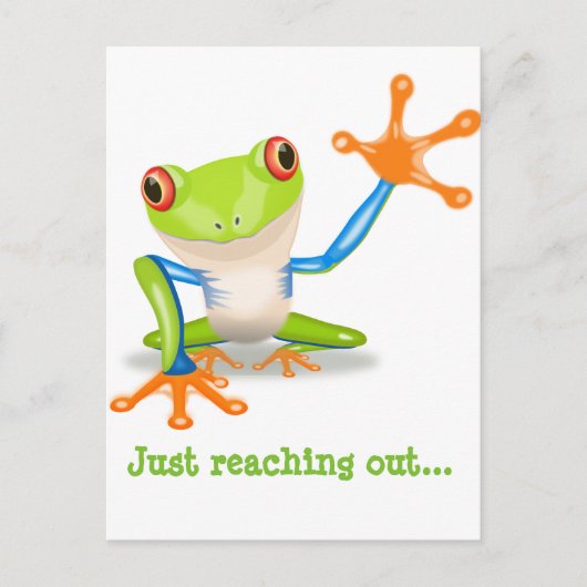 Froggie Notecard Briefkaart (Voorkant)