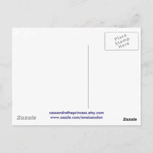 FROGGIE POND Briefkaart (Achterkant)