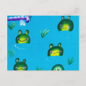 FROGGIE POND Briefkaart (Voorkant)