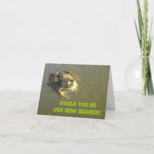 Froggie Ring Bearer Aanvraag Kaart