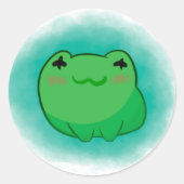 Froggie Ronde Sticker (Voorkant)